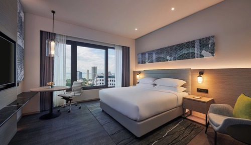 Room, 1 King Bed, Non Smoking, Sea View