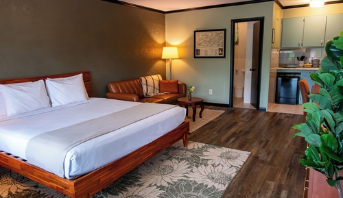 Traditional Room, 1 King Bed with Sofa bed, Kitchenette, Poolside