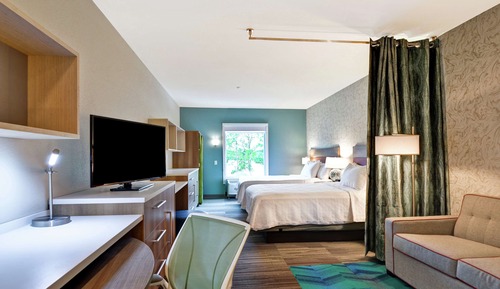 Studio, 2 Queen Beds, Accessible, Bathtub