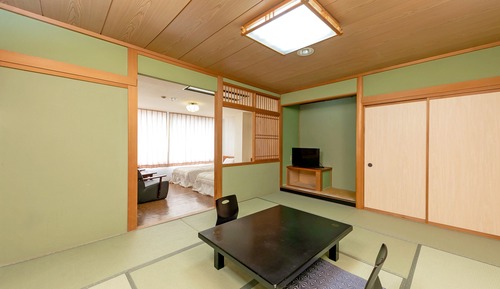 Twin Room with Tatami space, Non Smoking, South Building (Needs transportation by foot)