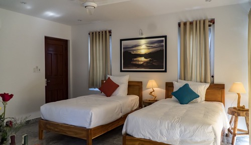 Family Triple Room, Balcony, Garden View