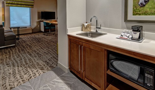 Suite, 1 King Bed, Accessible (Mobility & Hearing, Roll-in Shower)