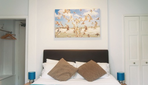 Large Double Room with Balcony, 1 King Bed, Ensuite, First Floor 