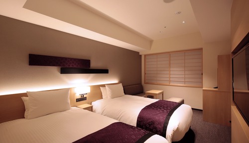INTERGATE Twin room, Shinmachi St. side with Free access to Lounge, Non-smoking