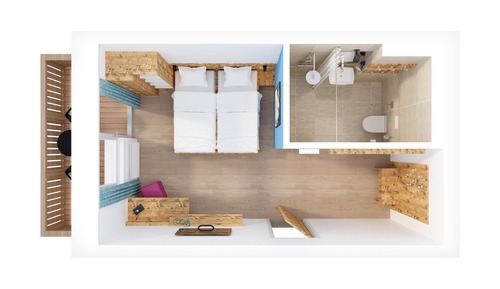 Standard Double Room, Accessible, Balcony
