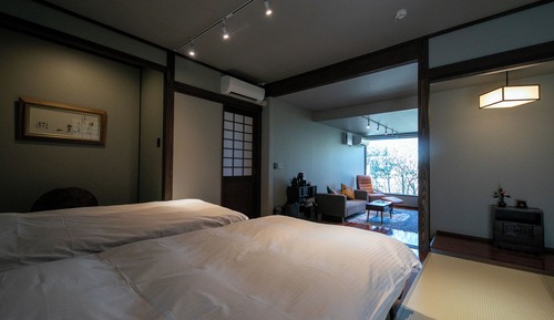 [Executive] Japanese Western Style Room With Open Air Bath