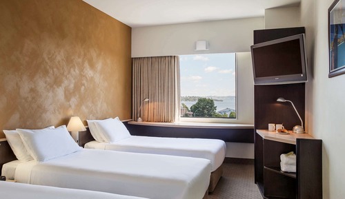 Twin Room, 2 Double Beds, Lake View