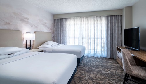 Suite, 2 Double Beds, Accessible (Mobility & Hearing, Roll-in Shower)