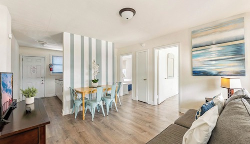 Family Apartment, 2 Bedrooms (Check-In Age 25) Swimming pool is located across the street.