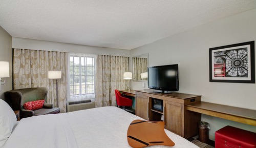 Room, 1 King Bed, Refrigerator & Microwave