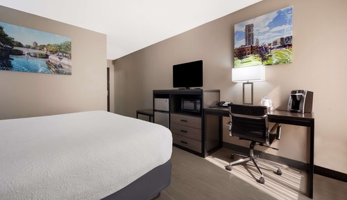 Standard Room, 1 King Bed, Non Smoking, Refrigerator & Microwave
