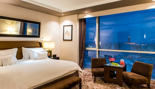 Premium Room ,2 Queen Size Beds, City and Ocean View