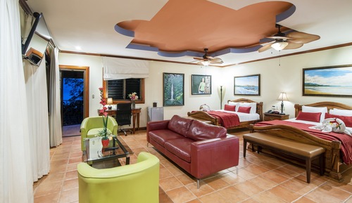 Double Room, 2 Queen Beds, Garden View