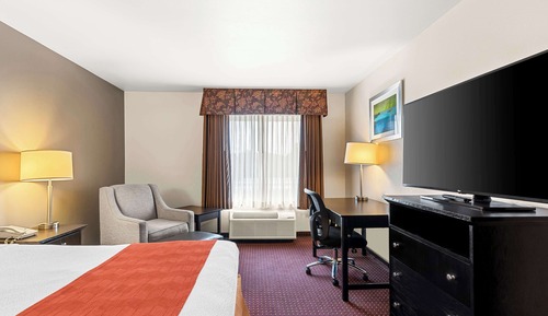 Standard Room, 1 King Bed, Non Smoking, Refrigerator & Microwave