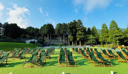 Fireworks Viewing Stay by Lake Ashi" Garden view twin room (1-3 use) Non-Smoking