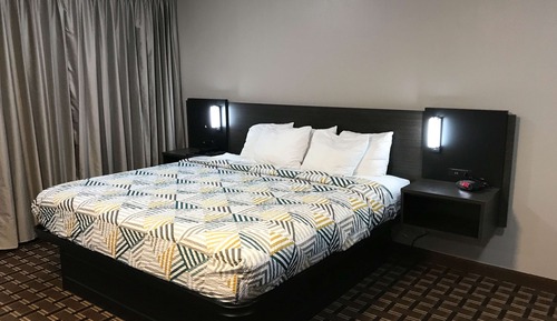 Standard Room, 1 King Bed, Smoking, Refrigerator & Microwave