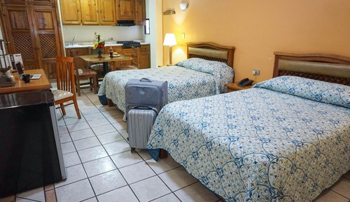 Superior Room, 2 Double Beds, Kitchen