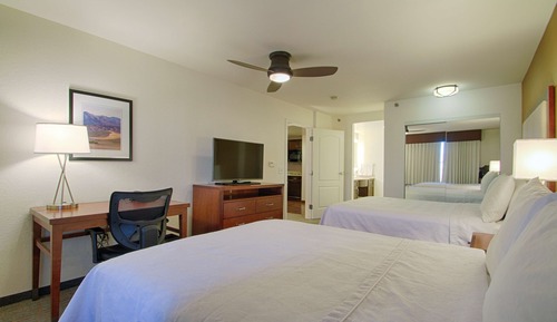 Suite, 2 Queen Beds, Accessible, Non Smoking (Mobility & Hearing, Roll-in Shower)