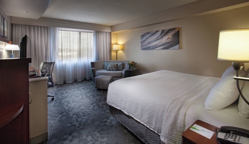 Room, 1 King Bed with Sofa bed (Mobility/Hearing Access, Roll-In Shwr)