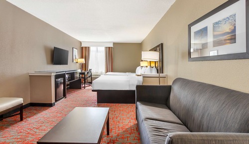 Suite, 2 Queen Beds, Non Smoking, Refrigerator & Microwave (Oversized Room;Third bed is a Sofabed)