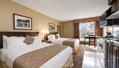 Efficiency, Room, 2 Queen Beds, Non Smoking, Kitchenette