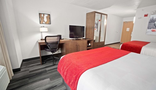 Standard Room, 2 Queen Beds, Non Smoking, Refrigerator & Microwave
