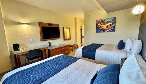 Double Room, 2 Double Beds, Non Smoking