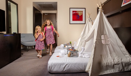 Family Room, 2 Double Beds (Teepee)