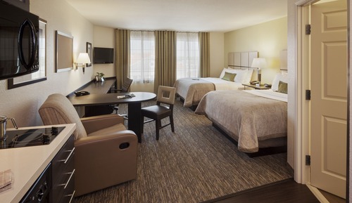 Studio Suite, 2 Double Beds, Kitchen