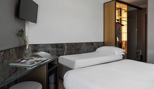 Superior Triple Room, Balcony, Partial Sea View