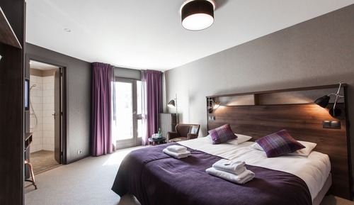 Chambre Double ou Twin - avec Balcon et vue Montagnes