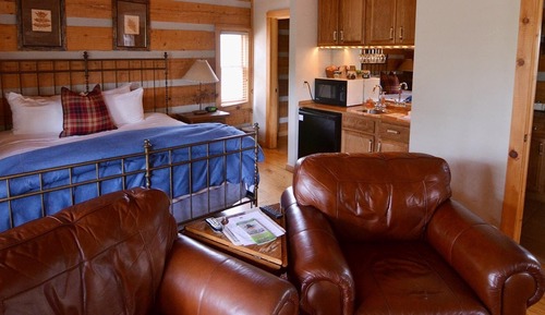 Standard Cabin, 1 King Bed, Hot Tub (Pet Friendly)