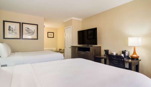 Standard Room, 2 Queen Beds, Non Smoking, Refrigerator & Microwave