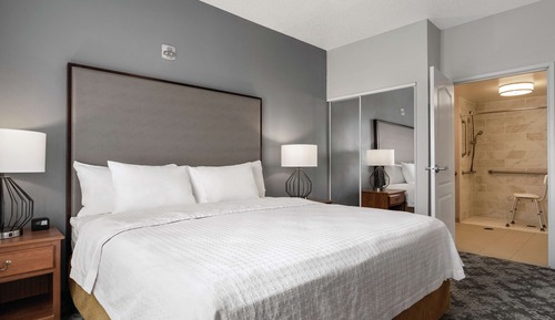 Suite, 1 King Bed, Accessible, Non Smoking (Mobility & Hearing, Roll-in Shower)