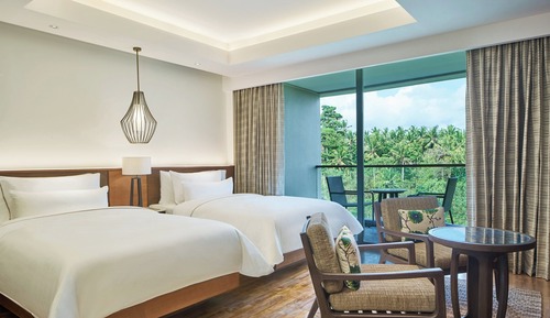 Room, 2 Twin Beds, Balcony, Garden View