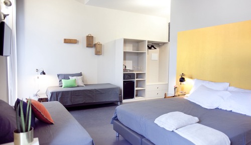 Deluxe Quadruple Room, 1 Bedroom, Non Smoking, Balcony