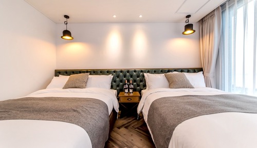 Family Twin Room, Sea View