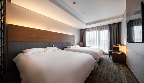 Family Double Twin Room Ocean View (2 Double Beds)