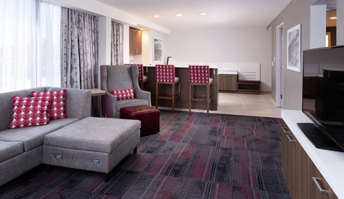 Suite, 1 King Bed, Accessible (Mobility & Hearing, Roll-in Shower)