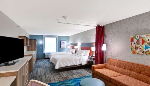 Studio, 2 Queen Beds, Accessible (Hearing)