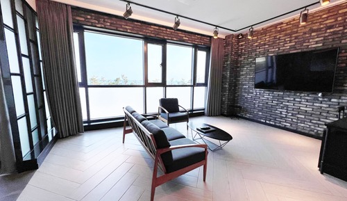 Family Suite, 2 Double Beds, Non Smoking, Partial Ocean View