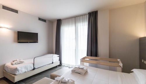 Superior Triple Room, Terrace, Partial Sea View