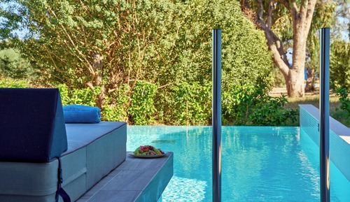 Double Room, Private Pool, Garden View