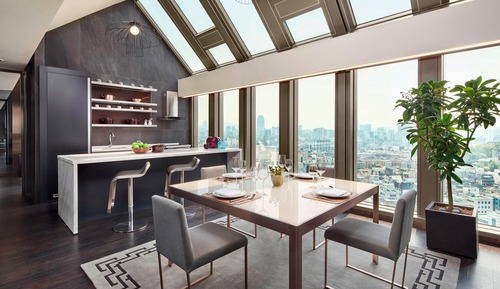 Penthouse, 1 King Bed, Balcony, City View (Balcony)