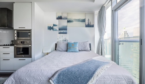 Luxury Studio, 1 Queen Bed with Sofa bed, Lake View