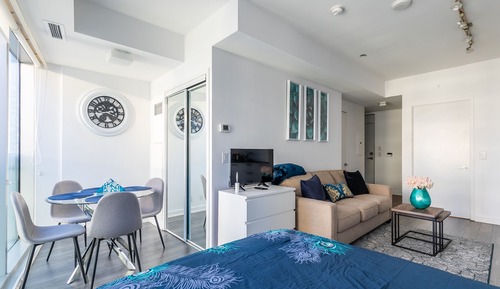 Deluxe Studio, 1 Queen Bed with Sofa bed
