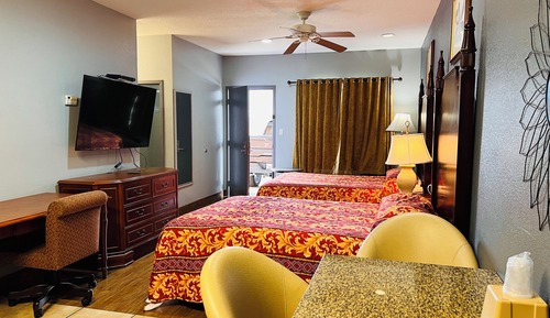 Double Room, 2 Double Beds, Kitchenette