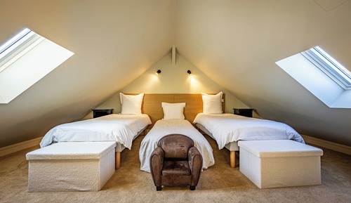 Luxury Suite, Multiple Beds, Sea View