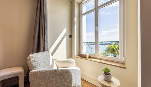 Deluxe Double Room, 1 King Bed, Sea View