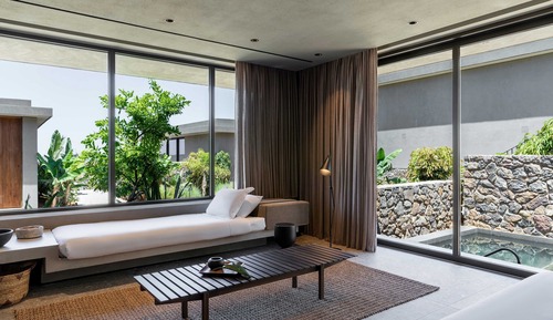 Family Room, 1 King Bed with Sofa bed